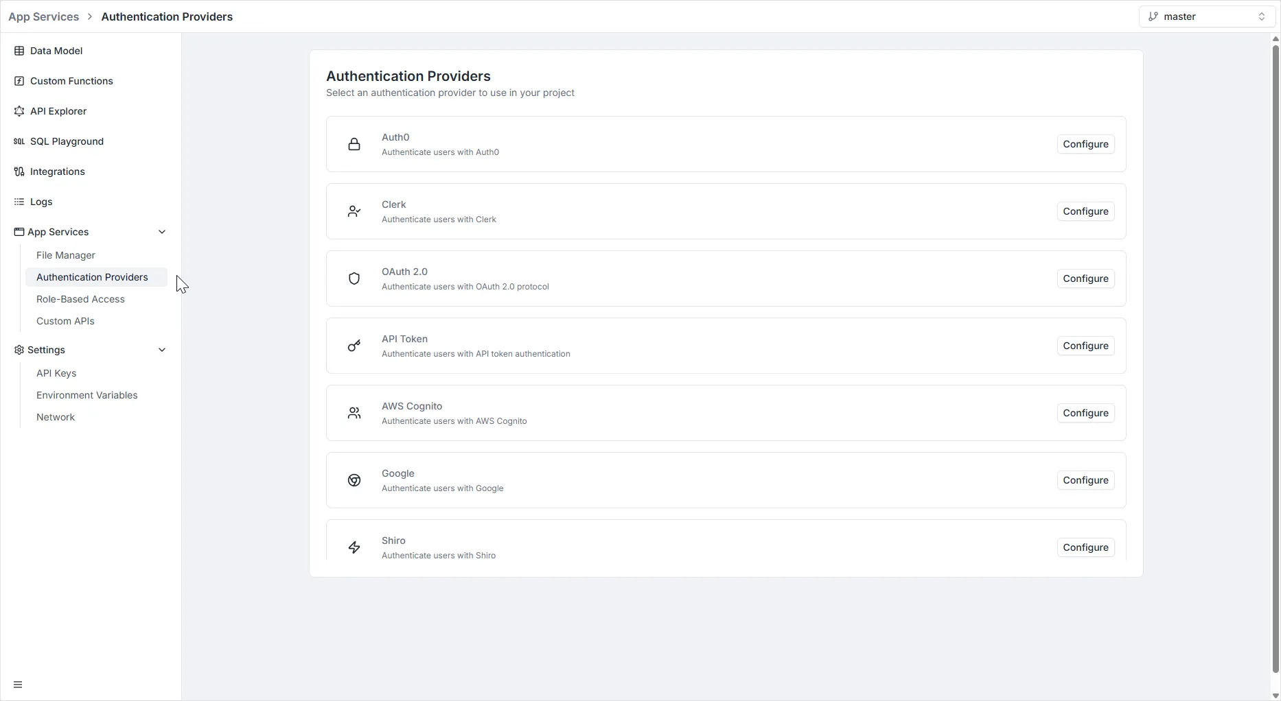 סקירת ספקי אימות